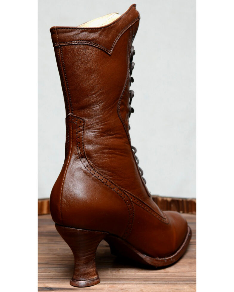 Oak Tree Farms Jasmine Cognac Boots Medium Toe Sheplers