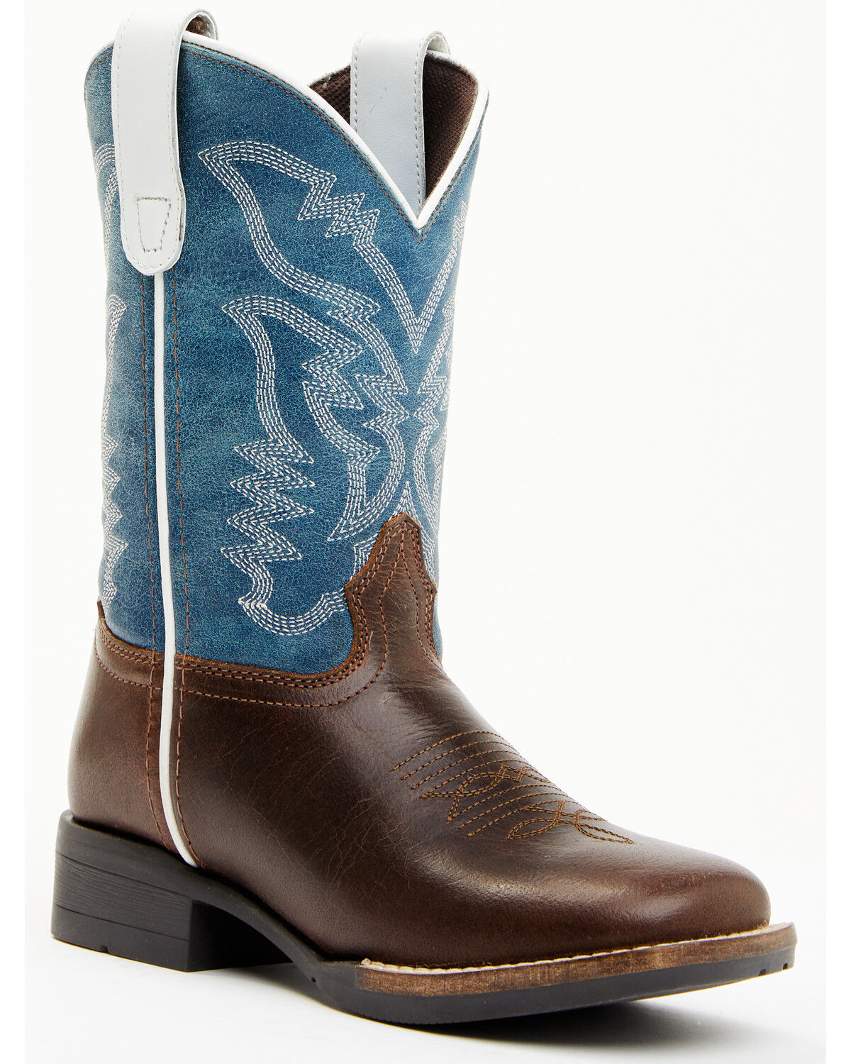 Image #1 - Cody James Boys' Walker Western Boots - Broad Square Toe, Brown, hi-res