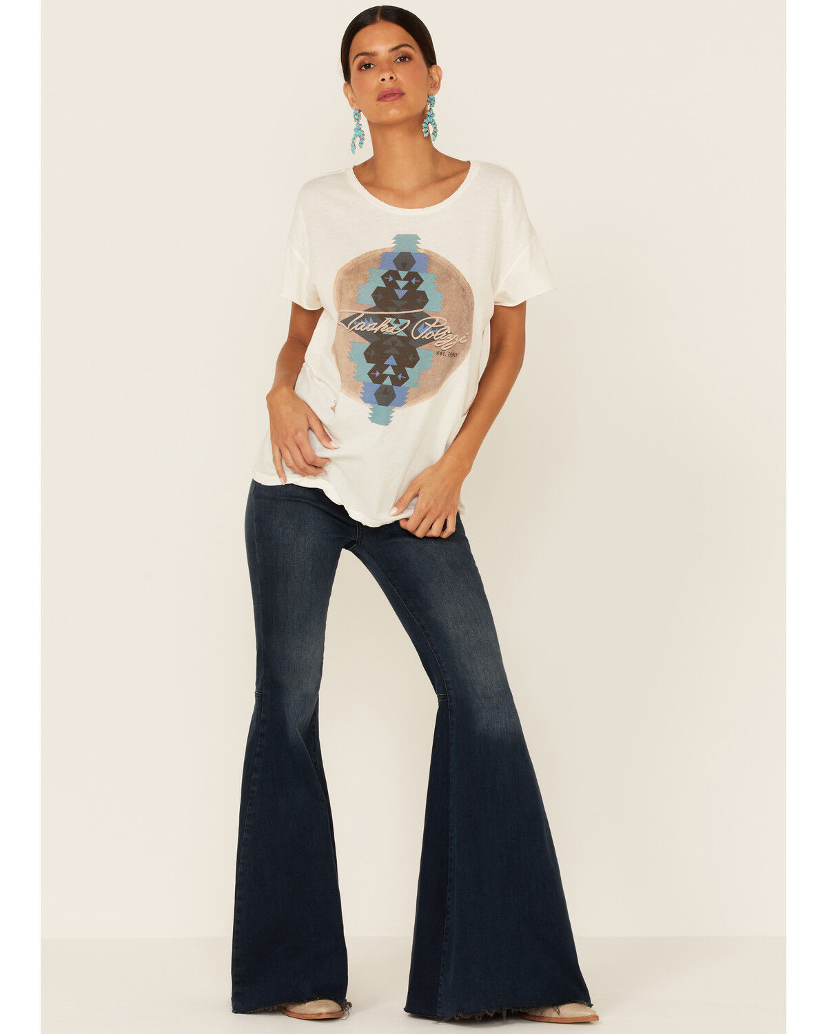 Image #2 - Tasha Polizzi Women's Heritage Graphic Short Sleeve Tee, Ivory, hi-res