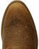 Abilene Men's Bison Leather Western Boots - Medium Toe, Tan, hi-res