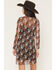 Image #4 - Rock & Roll Denim Women's Horse Print Long Sleeve Mesh Mini Dress, Black, hi-res