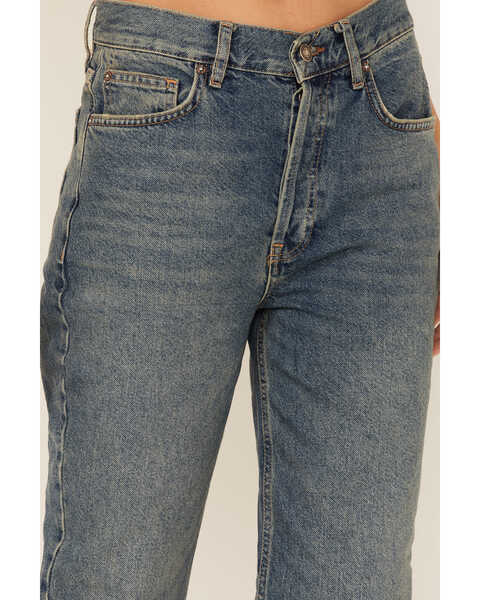 Image #2 - Free People Women's Light Wash High Rise The Lasso Jeans, Blue, hi-res