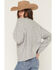 Image #4 - Bailey Rose Women's Embroidered Duck Sweater, Grey, hi-res