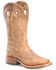 Image #1 - Double H Women's 12" Kenna Slip Resistant Western Boots - Broad Square Toe, Brown, hi-res