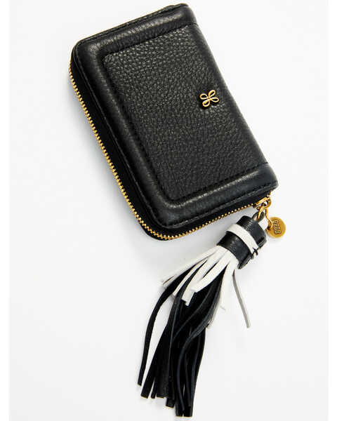 Hobo Women's Nila Mini Zip Around Wallet, Black, hi-res