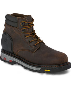 justin men's composite toe work boots