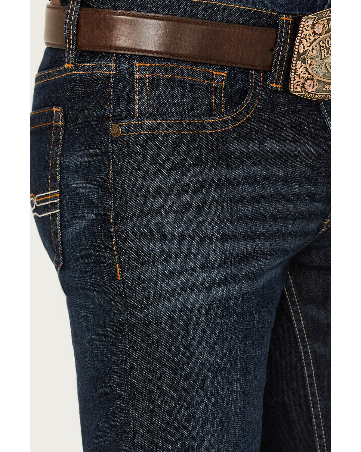 Image #2 - Cody James Men's Night Hawk Basic Dark Wash Slim Straight Stretch Denim Jeans - Tall, Blue, hi-res