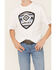 Image #3 - Ariat Boys' Southwestern Logo Short Sleeve Graphic T-Shirt, White, hi-res