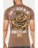 Image #3 - Howitzer Men's Don't Tread on Me Short Sleeve Graphic T-Shirt, Brown, hi-res