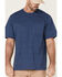 Image #3 - Hawx Men's Heavyweight Short Sleeve Work Pocket T-Shirt, Royal Blue, hi-res