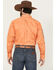 Image #4 - Ariat Men's Team Logo Twill Solid Long Sleeve Button-Down Western Shirt, Orange, hi-res