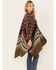 Shyanne Women's Melange Yarn Cozy Shawl , Maroon, hi-res
