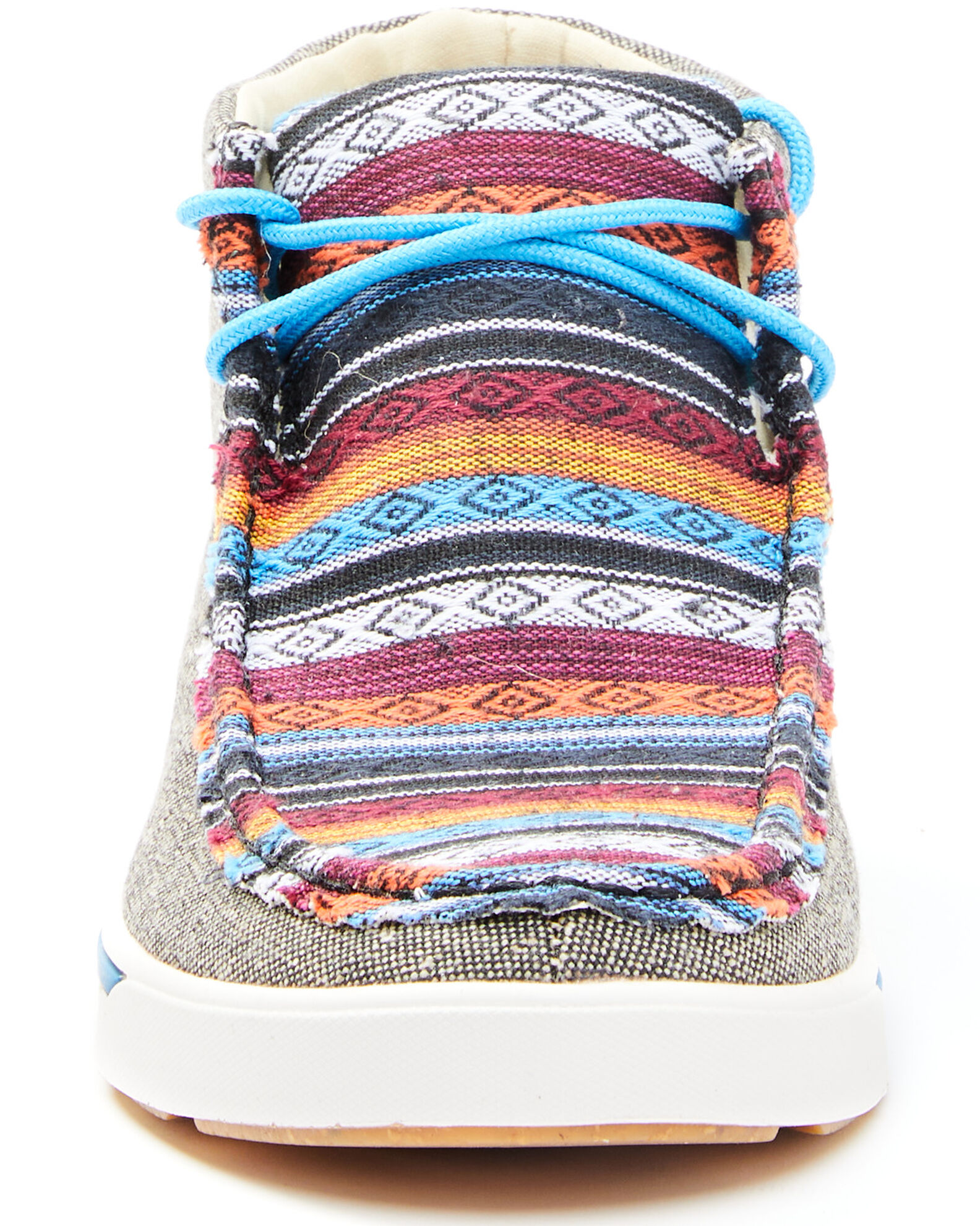 Image #4 - Wrangler Footwear Retro Women's Serape Chukka Boots - Moc Toe, Multi, hi-res