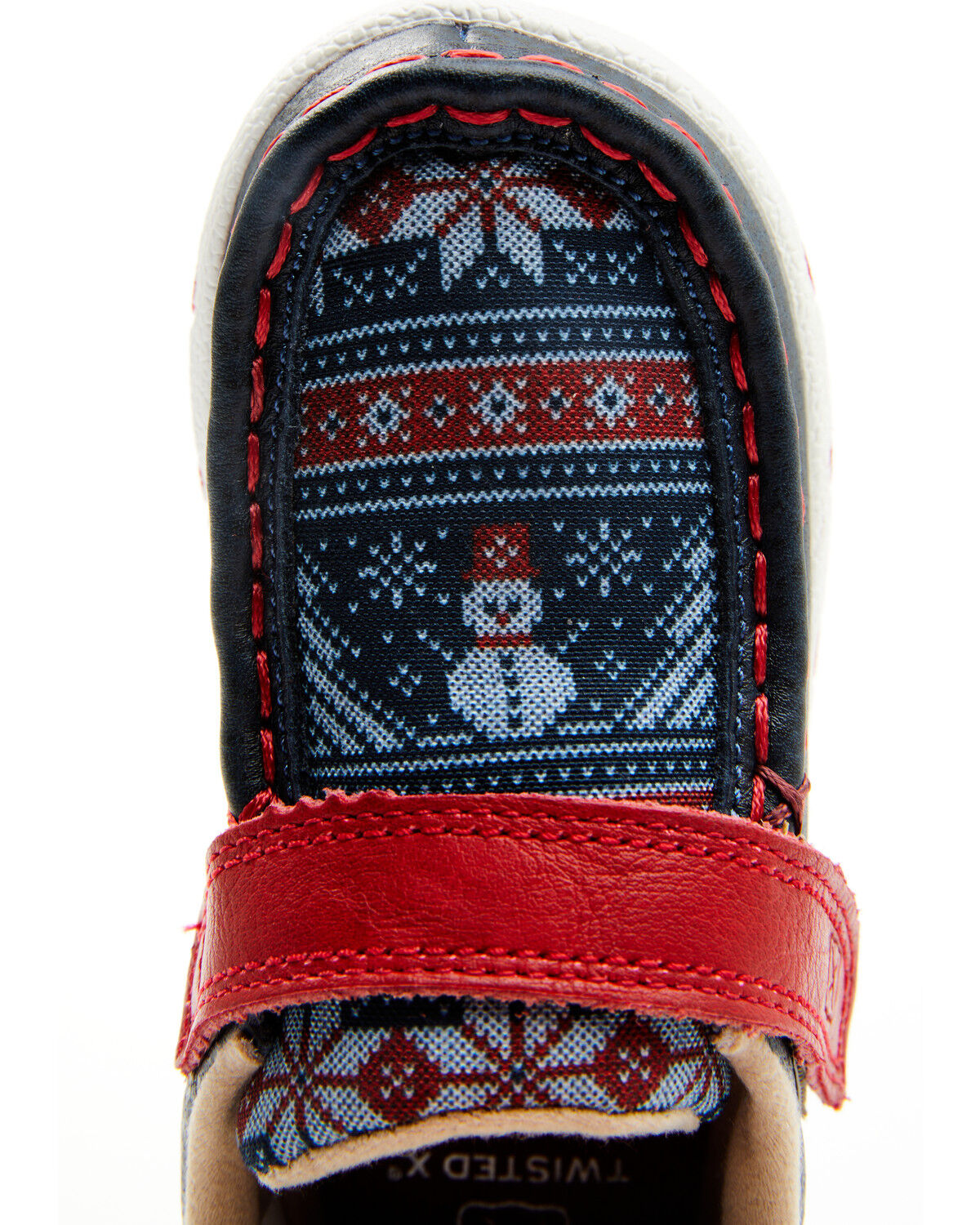 Image #6 - Twisted X Toddler Boys' Driving Mocs, Navy, hi-res