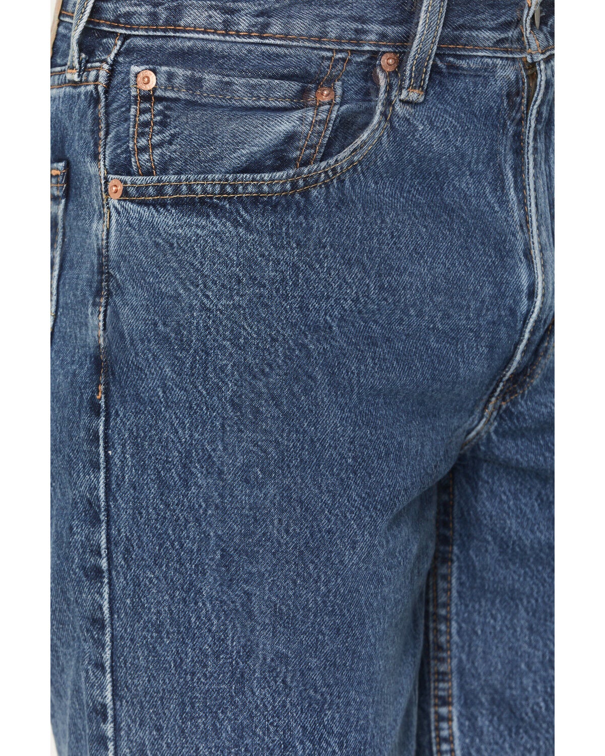 Image #2 - Levi's Men's 454 Song of the Year 10" Dark Wash Relaxed Rigid Denim Shorts, Dark Wash, hi-res