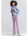 Image #9 - Wrangler® X Barbie™ Women's Light Wash Patched Denim Jacket , Light Wash, hi-res