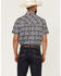 Image #4 - Rock & Roll Denim Men's Boot Barn Exclusive Tek Southwestern Short Sleeve Snap Stretch Western Shirt, Black, hi-res