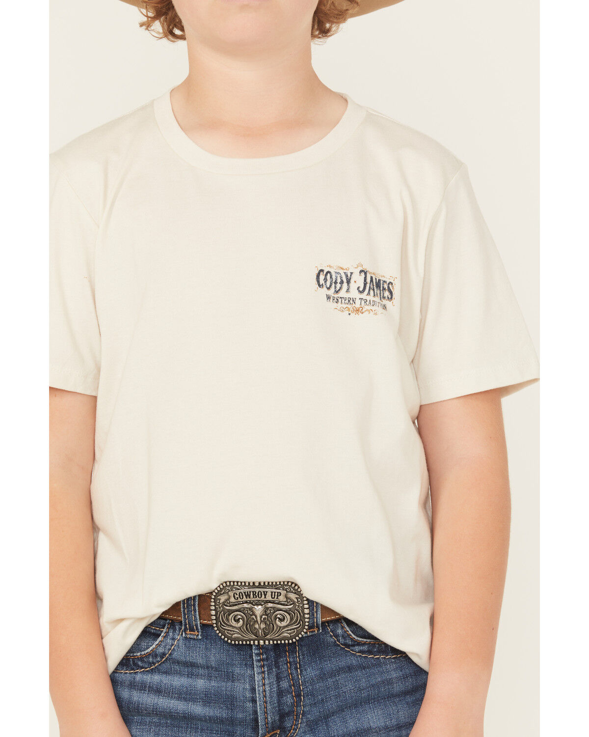 Image #4 - Cody James Boys' Hunter Short Sleeve Graphic T-Shirt, Cream, hi-res