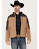 Image #1 - Hooey Men's Color Blocked Softshell Jacket - Big, Tan, hi-res