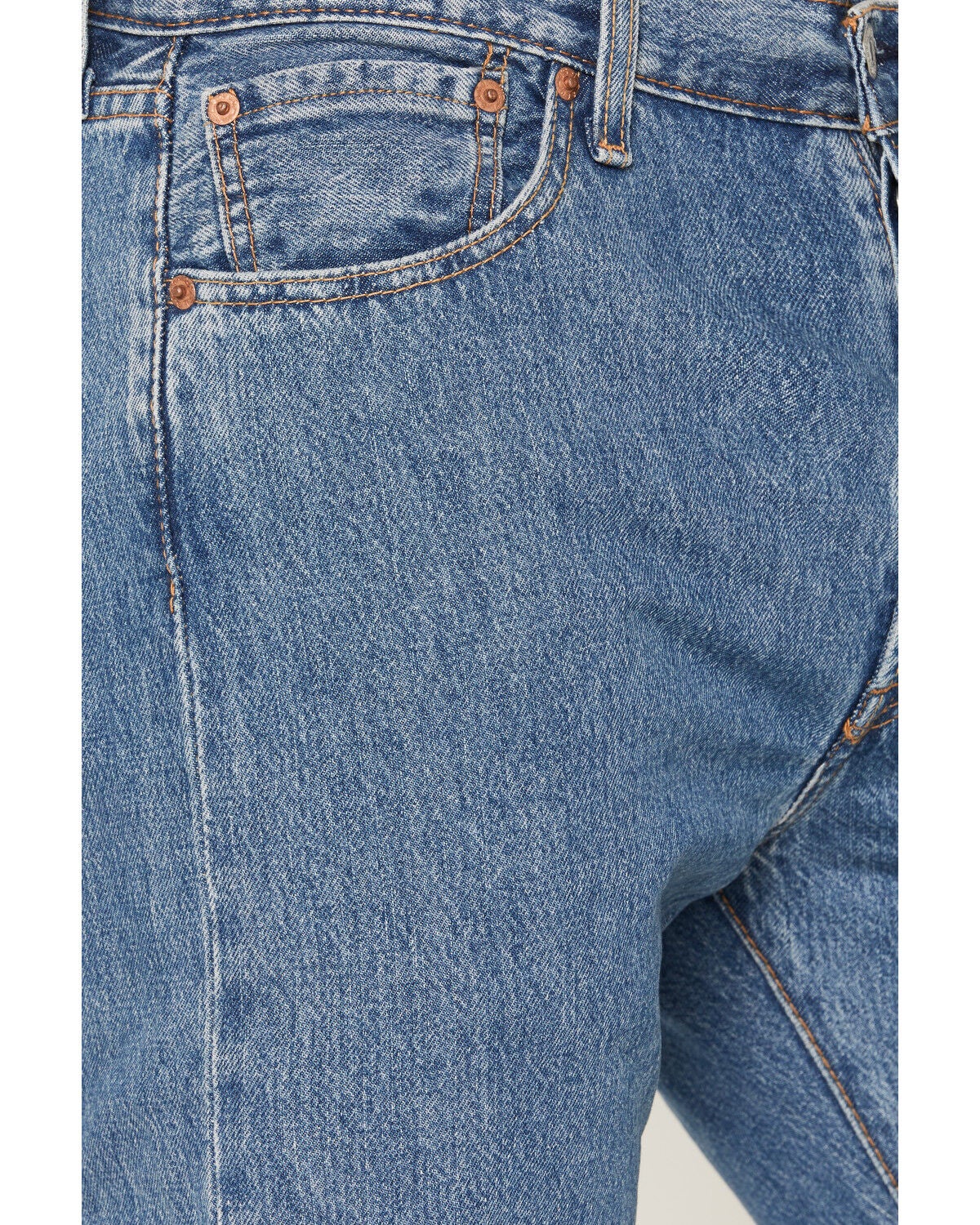 Image #2 - Levi's Men's 501 Original Prewashed Regular Straight Leg Jeans, Stonewash, hi-res