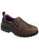 Image #1 - Avenger Women's Waterproof Oxford Work Shoes - Composite Toe, Brown, hi-res