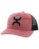Image #1 - Hooey Men's Sterling Logo Embroidered Trucker Cap, Red, hi-res