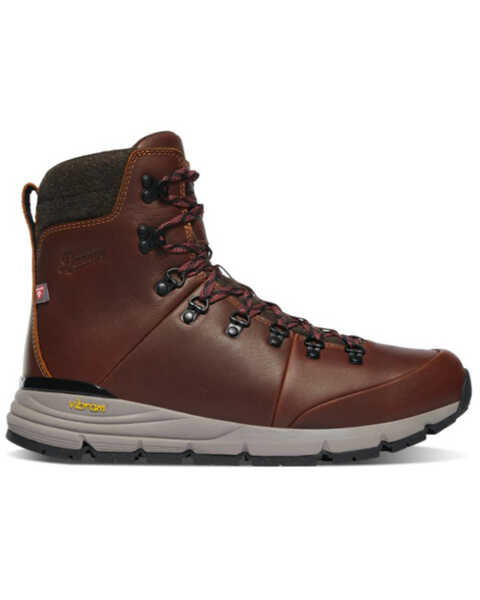 Image #2 - Danner Men's Arctic 600 Insulated Hiker Work Boots - Round Toe, Brown, hi-res