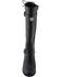 Image #5 - Milwaukee Leather Women's Back End Laced Riding Boots - Round Toe, Black, hi-res
