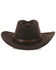 Cody James Men's Santa Ana Brown Wool Felt Hat , Brown, hi-res