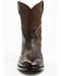 Image #4 - Cody James Black 1978® Men's Carmen Exotic Full-Quill Ostrich Roper Boots - Medium Toe , Chocolate, hi-res