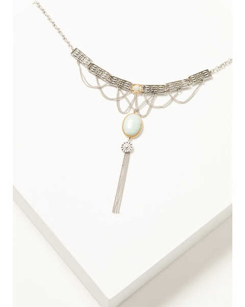 Image #1 - Shyanne Women's Luna Bella Choker Necklace , Silver, hi-res