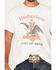 Image #3 - Budweiser Men's King Of Beers Logo Short Sleeve Graphic T-Shirt, Off White, hi-res