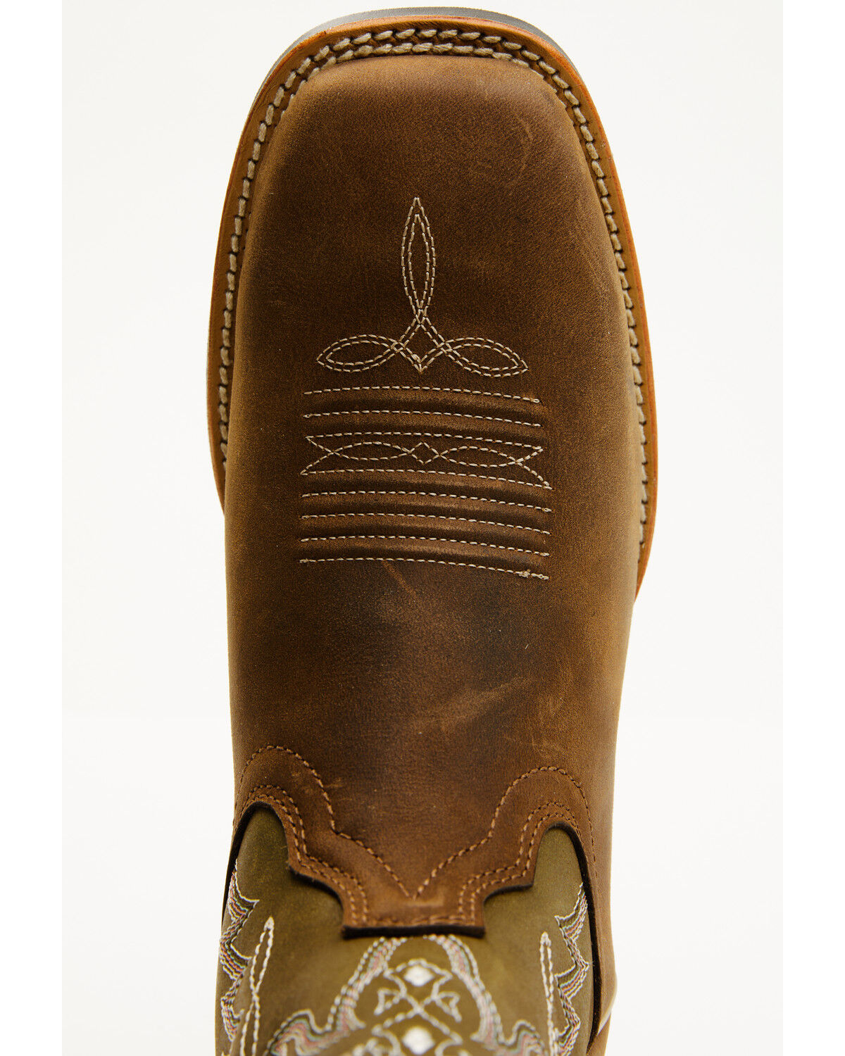 Image #6 - Shyanne Women's Sevyn Xero Gravity Performance Western Boots - Broad Square Toe, Olive, hi-res