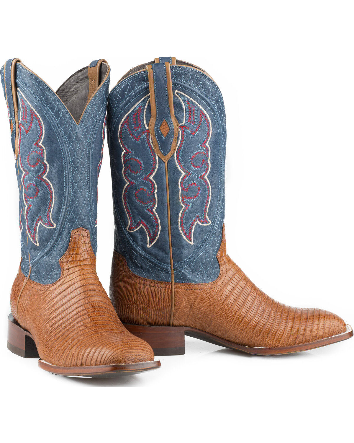 tan square toe cowboy boots