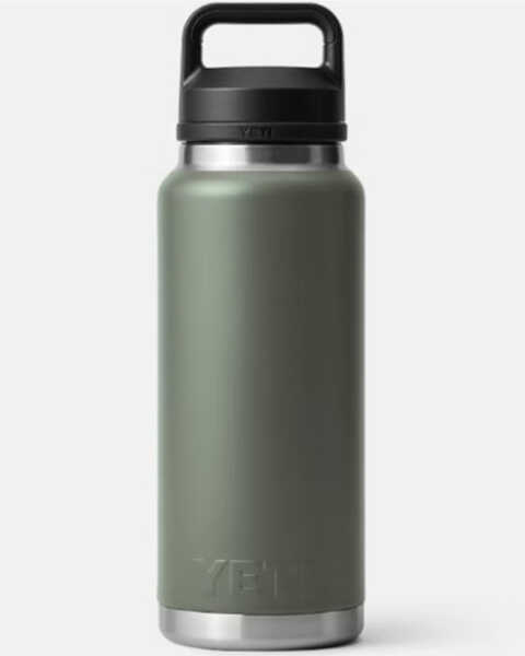 Image #2 - Yeti Rambler® 36oz Water Bottle with Chug Cap , Green, hi-res