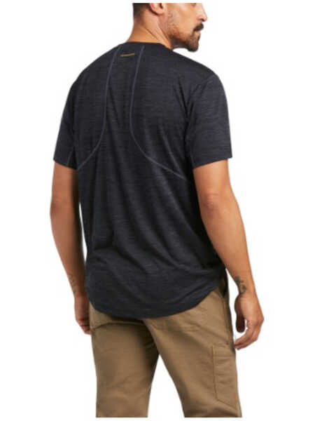 Image #2 - Ariat Men's Rebar Revolt Athletic Fit Work Pocket T-Shirt , Black, hi-res