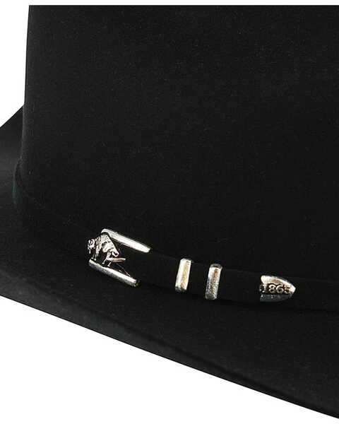 Image #5 - Stetson Apache 4X Felt Cowboy Hat, Black, hi-res