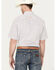 Image #4 - Ariat Men's Mayson Geo Print Classic Fit Short Sleeve Button Down Western Shirt, White, hi-res