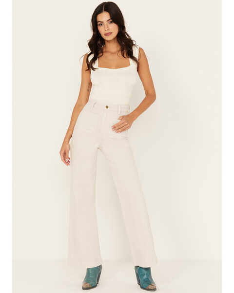 Image #1 - Rolla's Women's High Rise Sailor Jeans, Off White, hi-res