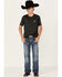 Image #4 - Ariat Boys' Charger Vertical Flag Graphic Short Sleeve T-Shirt, Charcoal, hi-res