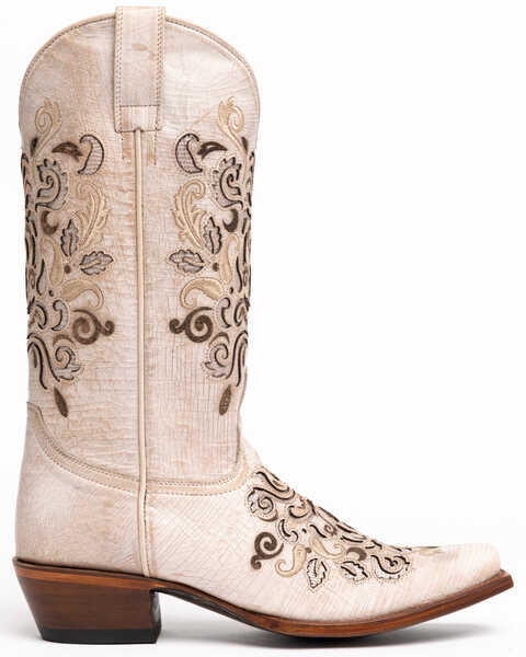 Image #2 - Shyanne Women's Natalie Western Boots - Snip Toe, Ivory, hi-res