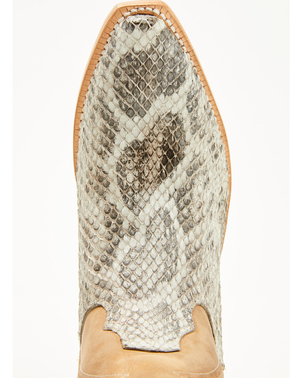 Image #6 - El Dorado Women's Sam Exotic Anaconda Tall Western Boots - Snip Toe, Natural, hi-res