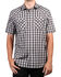 Image #1 - Pendleton Men's Ombre Plaid Print Short Sleeve Snap Western Shirt, , hi-res