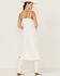 Image #4 - Wishlist Women's Side Tie Double Strap Midi Dress, Ivory, hi-res