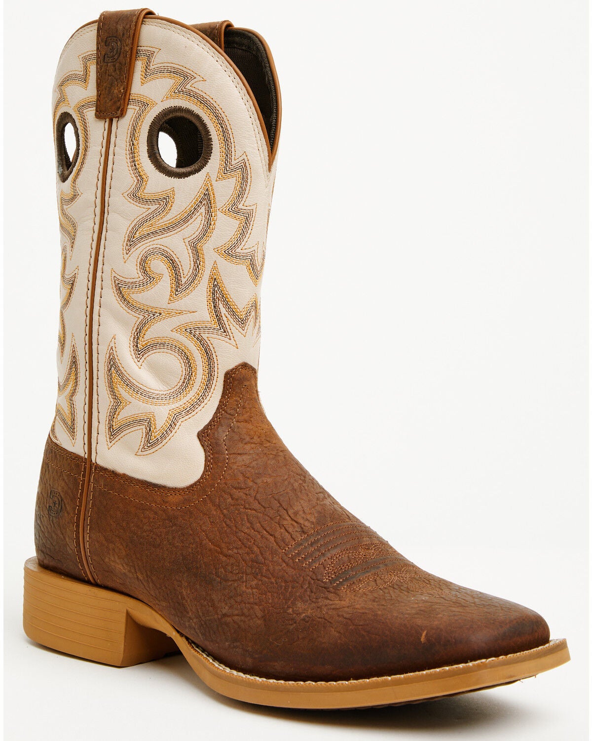 Durango Men's Shyloh Performance Western Boots - Broad Square Toe, Brown, hi-res
