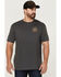 Image #1 - Flag & Anthem Men's Sun Sea Diamond Graphic Performance T-Shirt, Grey, hi-res