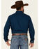 Cinch Men's Modern Fit Solid Navy Long Sleeve Button-Down Western Shirt , Blue, hi-res
