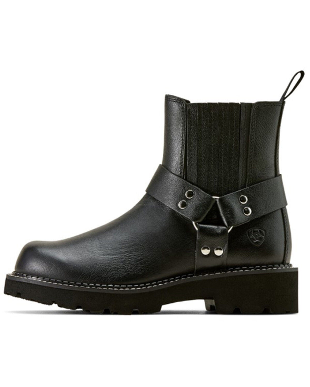 Image #2 - Ariat Women's Fatbaby Harness Chelsea Boots - Round Toe, Black, hi-res