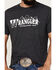 Image #3 - Wrangler Men's Logo Short Sleeve Graphic T-Shirt, Charcoal, hi-res