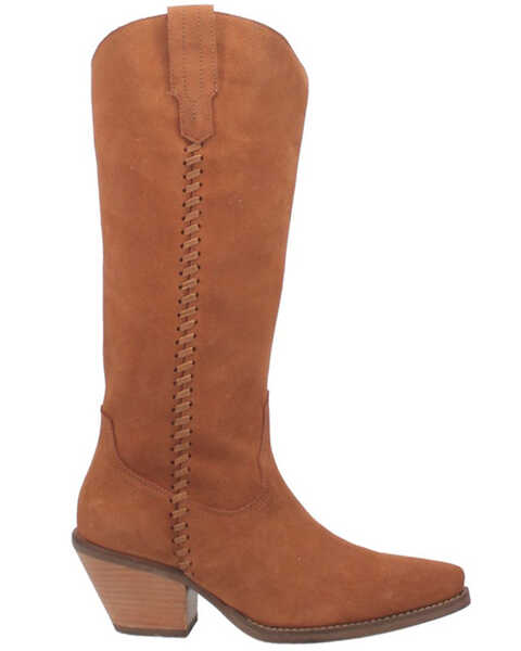 Image #2 - Dingo Women's Sweetwater Tall Western Boots - Snip Toe, Brown, hi-res